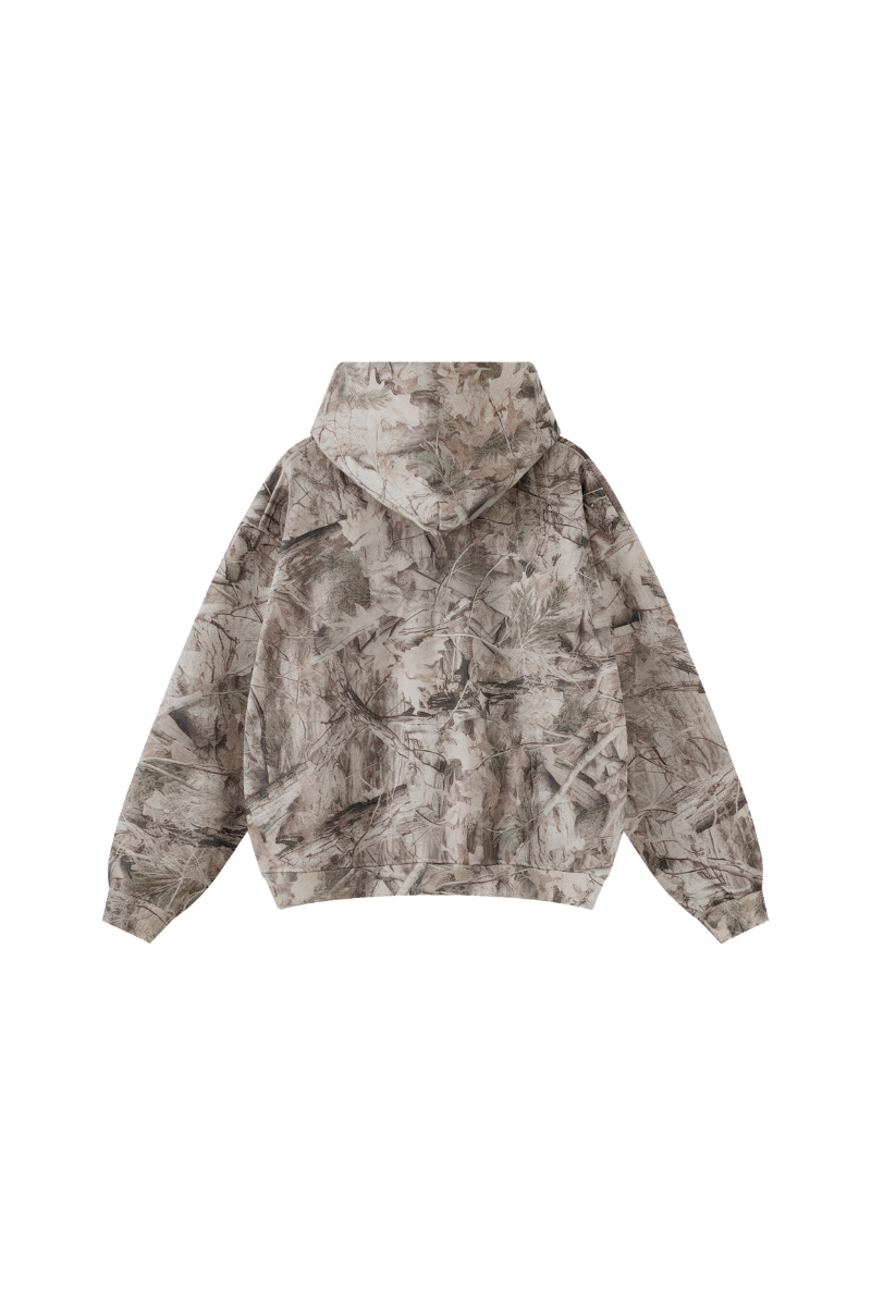 Men's Loungewear Camo Print Loose Drop Shoulder Hoodie