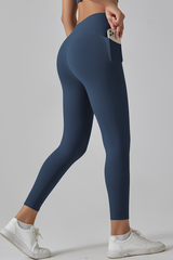Women's High-Intensity Naked Feel Tight Pocket Yoga Leggings