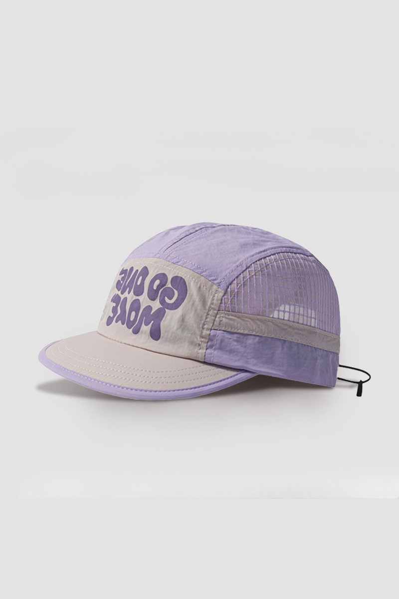 Summer Color-Block Mesh Patchwork Sun Protection Quick-Dry Outdoor Sports Cap