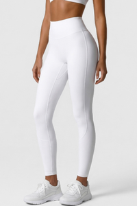 Women's Athletic High-Waisted Pleated Slim Fit Yoga Leggings