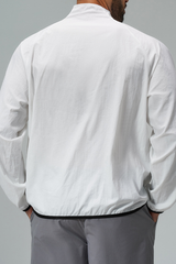 Men's Lightweight Stand Collar Full Zip Sun Protection Jacket