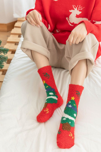 Women's Fall/Winter Christmas Gift Coral Fleece Cozy Socks