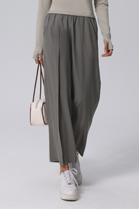 Women's Quick Dry Side Pocket Wide Leg Sports Pants