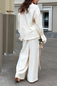 Lantern-style sleeve top set