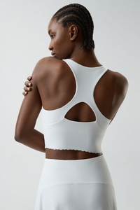 Women's Floral Center Yoga Sports Tank Top