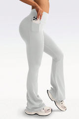Women's High-Waist Pocket Butt-Lifting Yoga Flare Pants