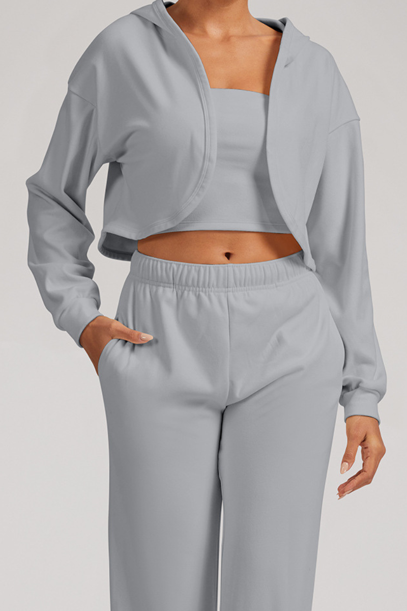 De Rong sports-style hoodie