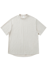 Men's Summer Curved Hem Solid Skin-Friendly T-Shirt