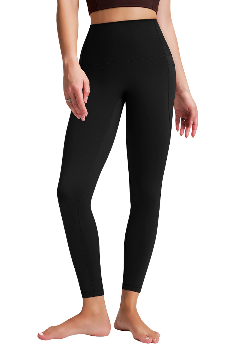 High-waisted, snug-fitting women's pants