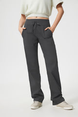 Women Straight Loose Quick Dry Breathable Commuter Running Sports Casual Fitness Yoga Pants