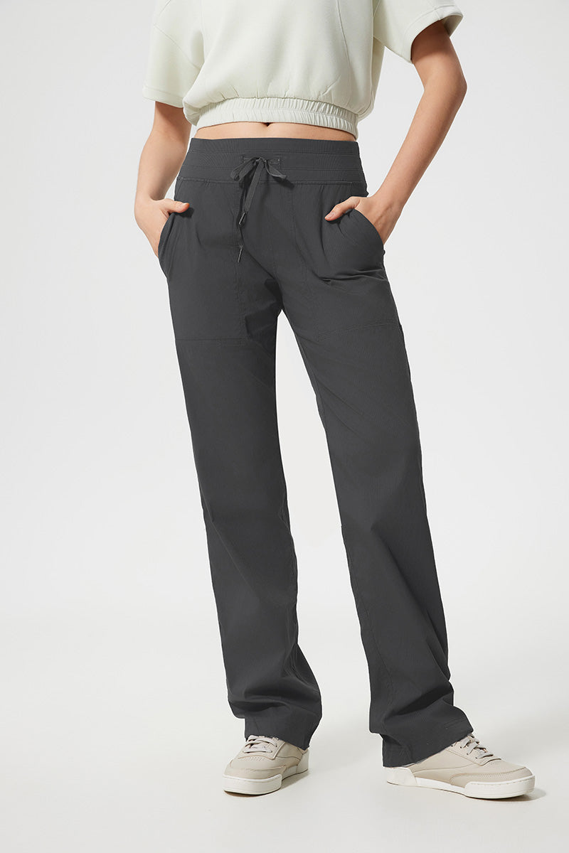 Women Straight Loose Quick Dry Breathable Commuter Running Sports Casual Fitness Yoga Pants