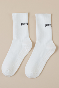 Women's Silicone Anti-Slip Yoga Crew Cotton Yoga Socks