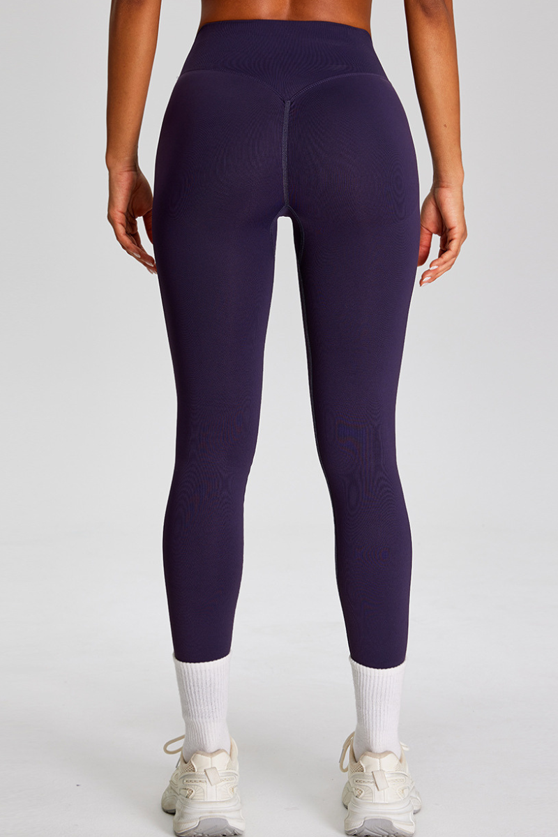Women's Seamless Pleated Buttocks Lift Sports Yoga Leggings