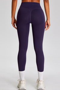 Women's Seamless Pleated Buttocks Lift Sports Yoga Leggings