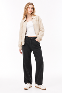 Women's Fall Mid Rise Vintage Casual Jeans