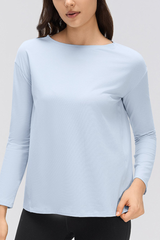 Women's Lightweight Back-Tie Convertible Long-Sleeve Top