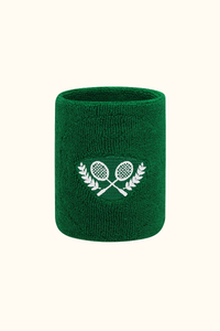 Sports Embroidered Sweat Absorbent Tennis Wristbands