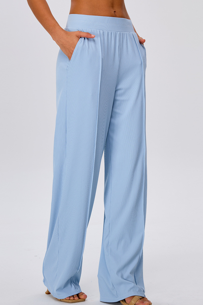 Women's Athletic Side Pocket Loose Casual Yoga Pants