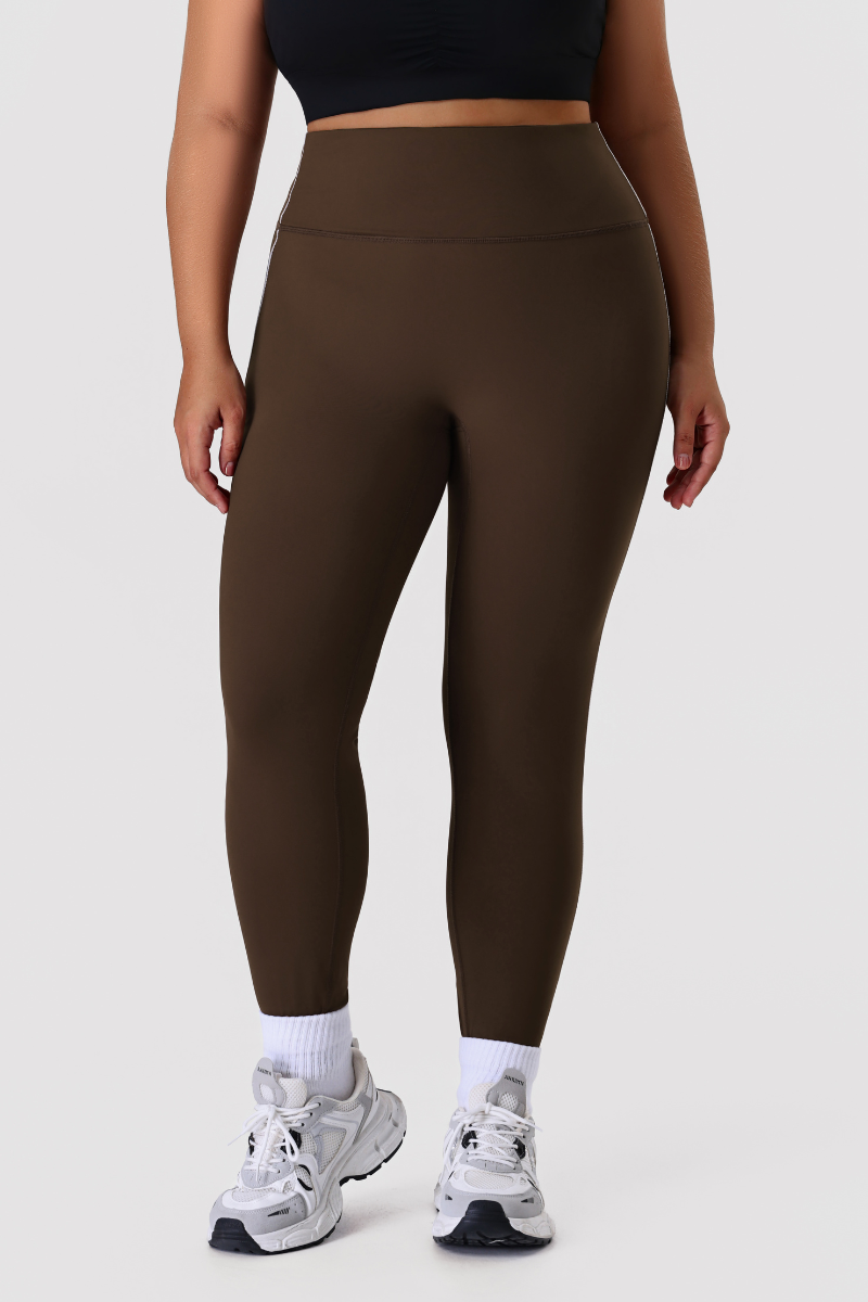 Plus Size Women's Color-Block Butt-Lifting Yoga Leggings