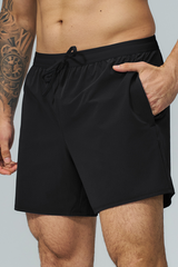 Men's Soft Water-Resistant Drawstring Outdoor Running Shorts