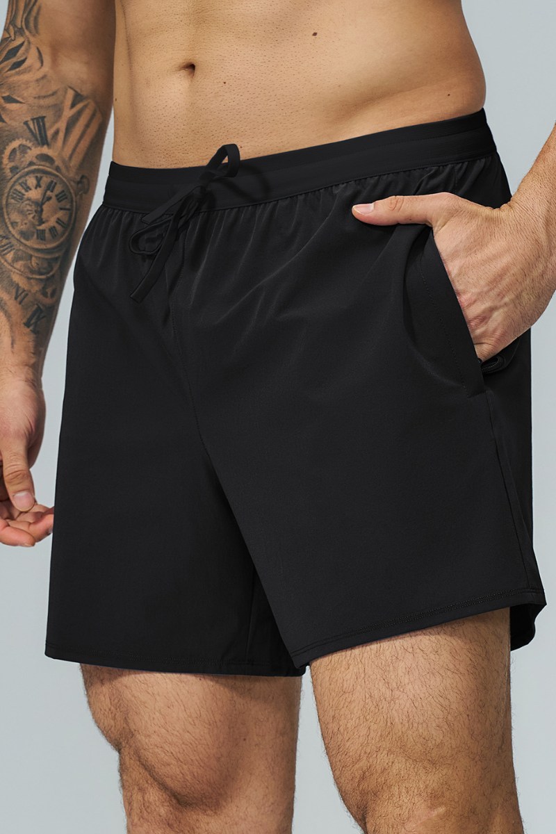 Men's Soft Water-Resistant Drawstring Outdoor Running Shorts