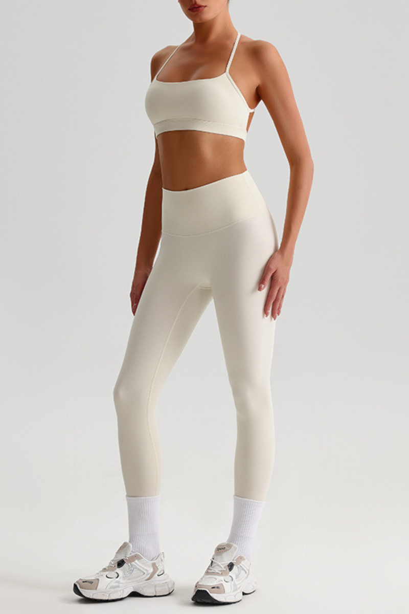 Women's Sports Quick Dry Bra And Leggings Yoga 2-Piece Set