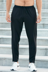 Men's Reflective Zip 9 Inch Quick Dry Running Athletic Pants