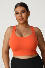 Plus Size Women's Dual-Adjustable Sports Bra