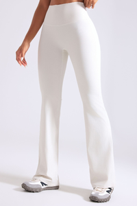 Women’s High-Waist Fitness Flare Pants.