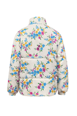 Women's floral pattern cotton jacket.