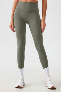 Women Free Size Nude Hip Lifting Shaping Fitness 9/10 Yoga Pants