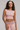 Women's Vintage Polka Dot Tie-Back Cropped Yoga Tank Top