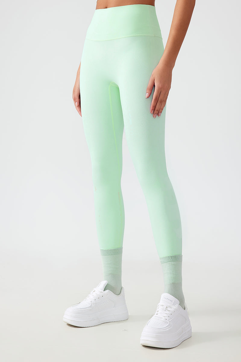 Women Free Size Nude Hip Lifting Shaping Fitness 9/10 Yoga Pants