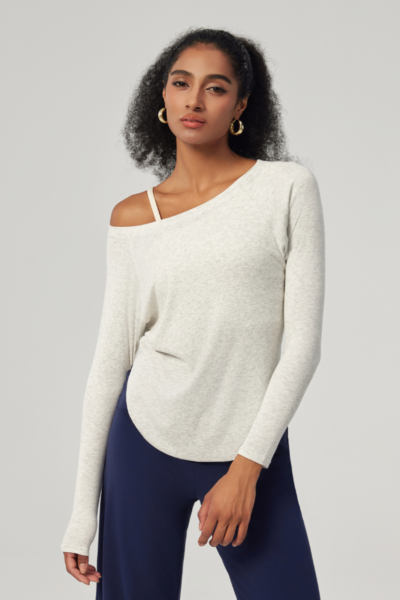 Women's Modal Round Neck Long Sleeves Top