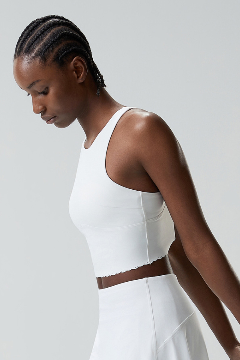 Women's Floral Center Yoga Sports Tank Top