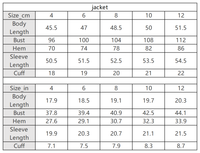 Women's Summer Set:Cropped Full Zipper Jacket And Skirt
