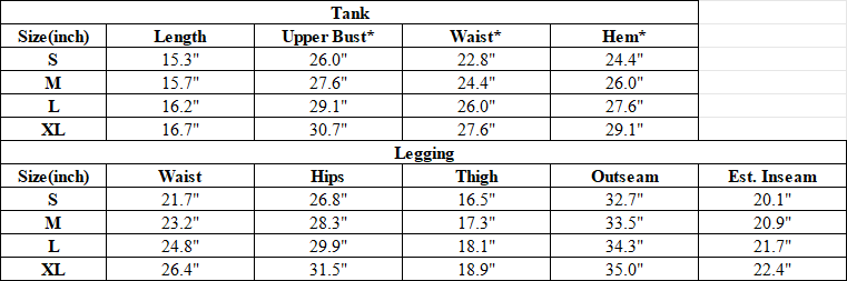 Women's Petal Athletic Set:HalterneckTank Top & Leggings