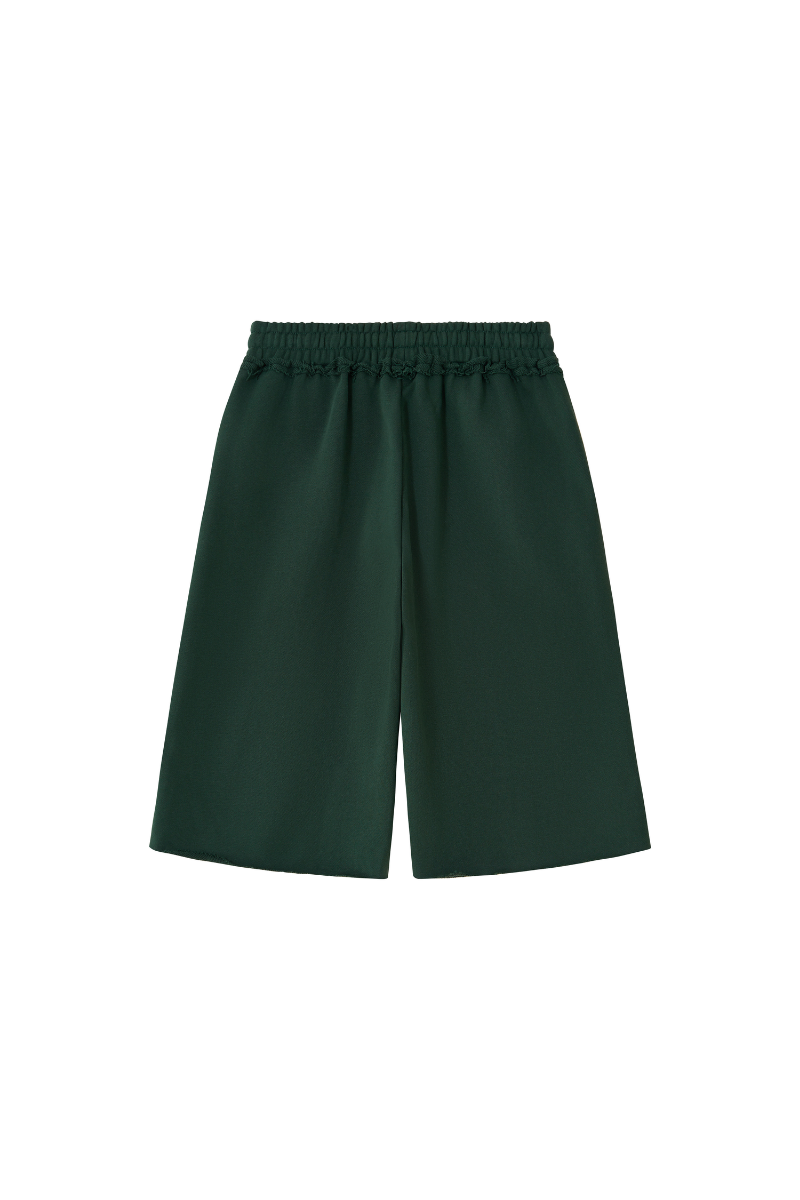 Unisex Fall 100% Cotton Drawstring American Casual Mid-Length Shorts