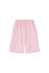 Unisex Fall 100% Cotton Drawstring American Casual Mid-Length Shorts