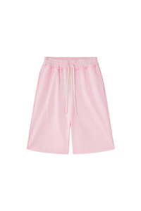 Unisex Fall 100% Cotton Drawstring American Casual Mid-Length Shorts