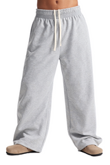 Unisex Thermal Fleece Drawstring Casual Jogger Pants