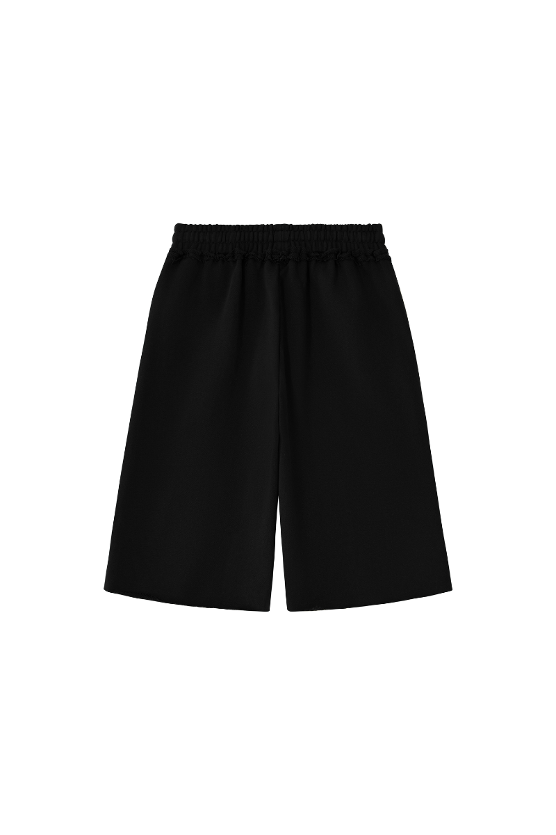 Unisex Fall 100% Cotton Drawstring American Casual Mid-Length Shorts