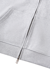 Men's 100% Cotton Loungewear Sets:Hooded Jacket &Mid Shorts