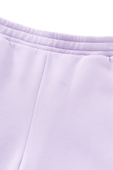 Unisex Fall Fleece Lined Elastic Waistband Curved Sweatpants