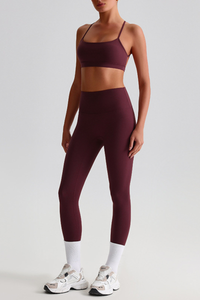 Women's Sports Quick Dry Bra And Leggings Yoga 2-Piece Set