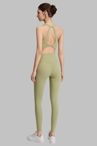 Women's Wide Strap Bra and High-Waisted Leggings 2-Piece Sets