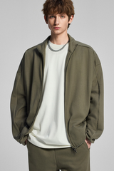 Stand-up collar casual outerwear