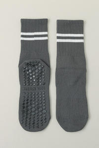 Mid-Calf Color Block Professional Anti-Slip Yoga Socks