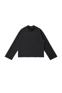Men's Fall Comfort Colors Style Mock Neck Sweatshirt