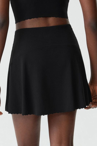 Women's Floral Center Yoga Tennis Skirt